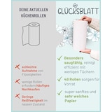 thumbnail of Küchentücher, 48 Rollen á 45 Blatt, 3-lagige Küchenrollen, 100% Zellstoff, saugstarke Haushaltsrollen