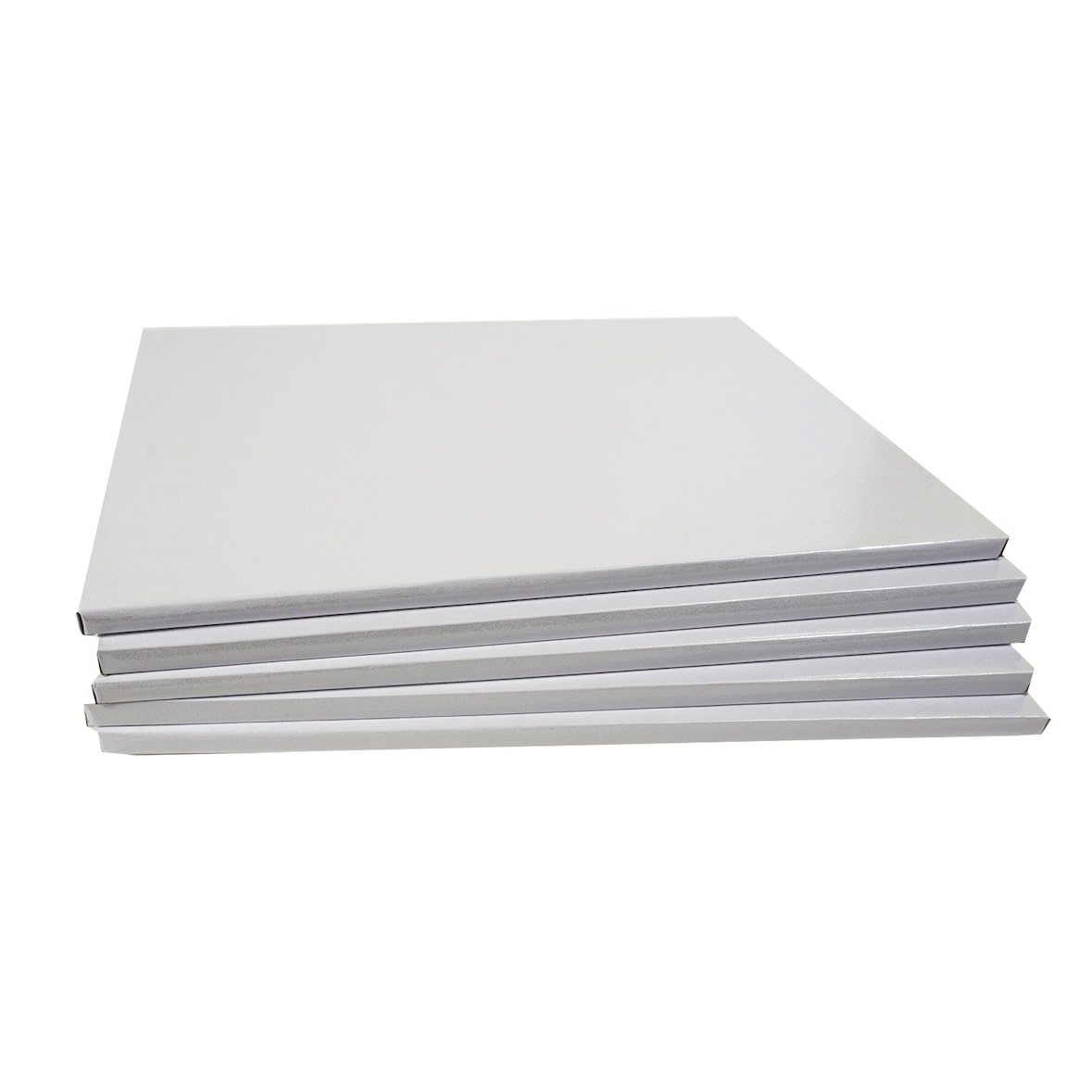 5x Cakeboard 40x30cm 12mm Stärke weiß