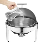 thumbnail of Chafing Dish, acero inoxidable, plateado, redondo, altura: 47 cm