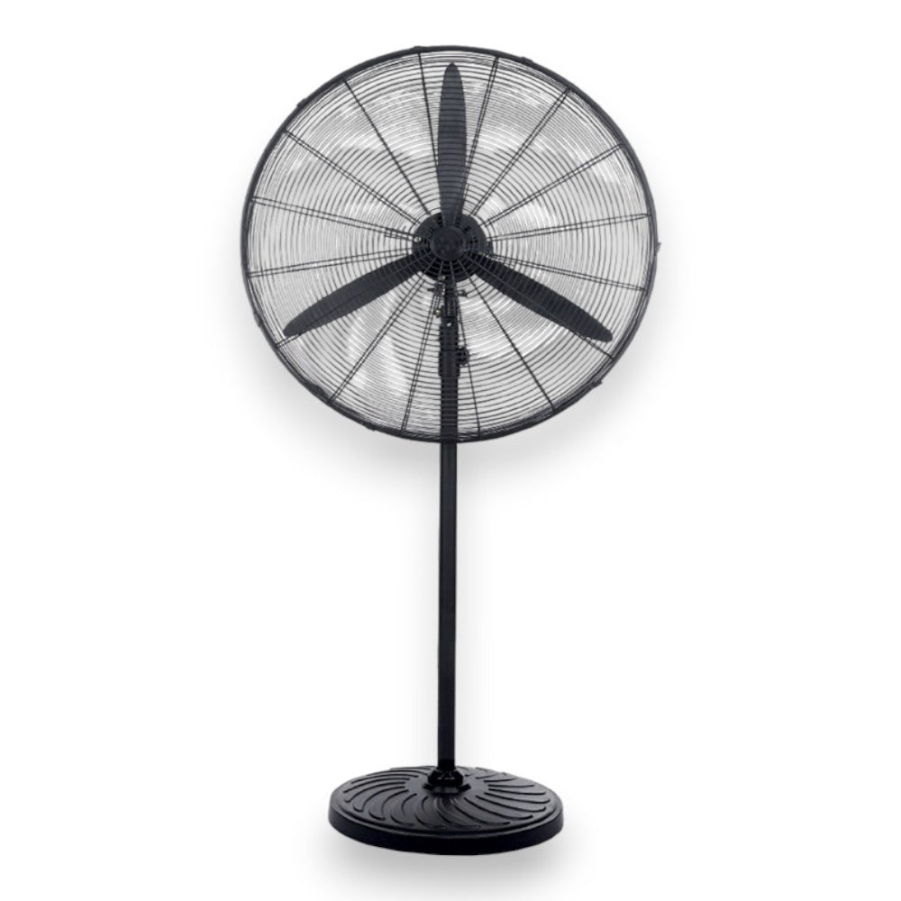 Mega ventilatore grande Ø66 cm industriale 130W turbo con 3 pale in metallo e altezza regolabile