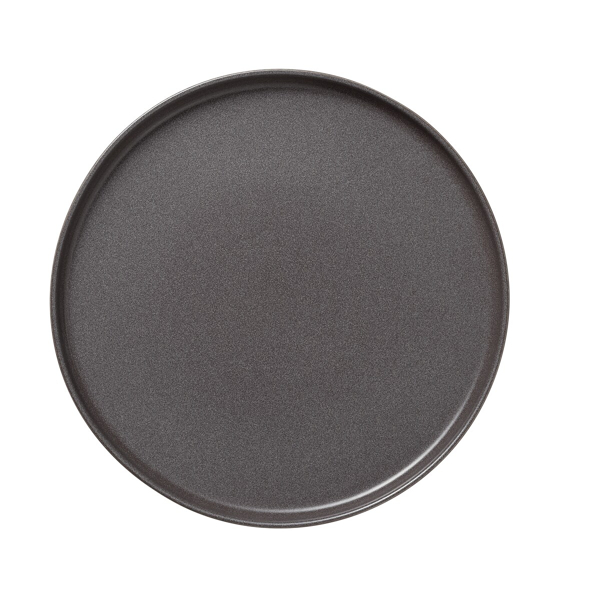 ROCKZZERO® - Teller, flach, Ø 33 cm, Set á 4 Stück, stone grey, Steinzeug