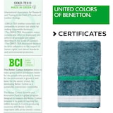 thumbnail of Benetton - Toalha de Banho 70x140cm 100% Algodão Azul Escuro com Listras Neutral