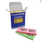 thumbnail of CombiCraft Doppelnummern / Nummernblocks - 1.000 Abrisse pro Block -  Set mit 6 verschienden Farben