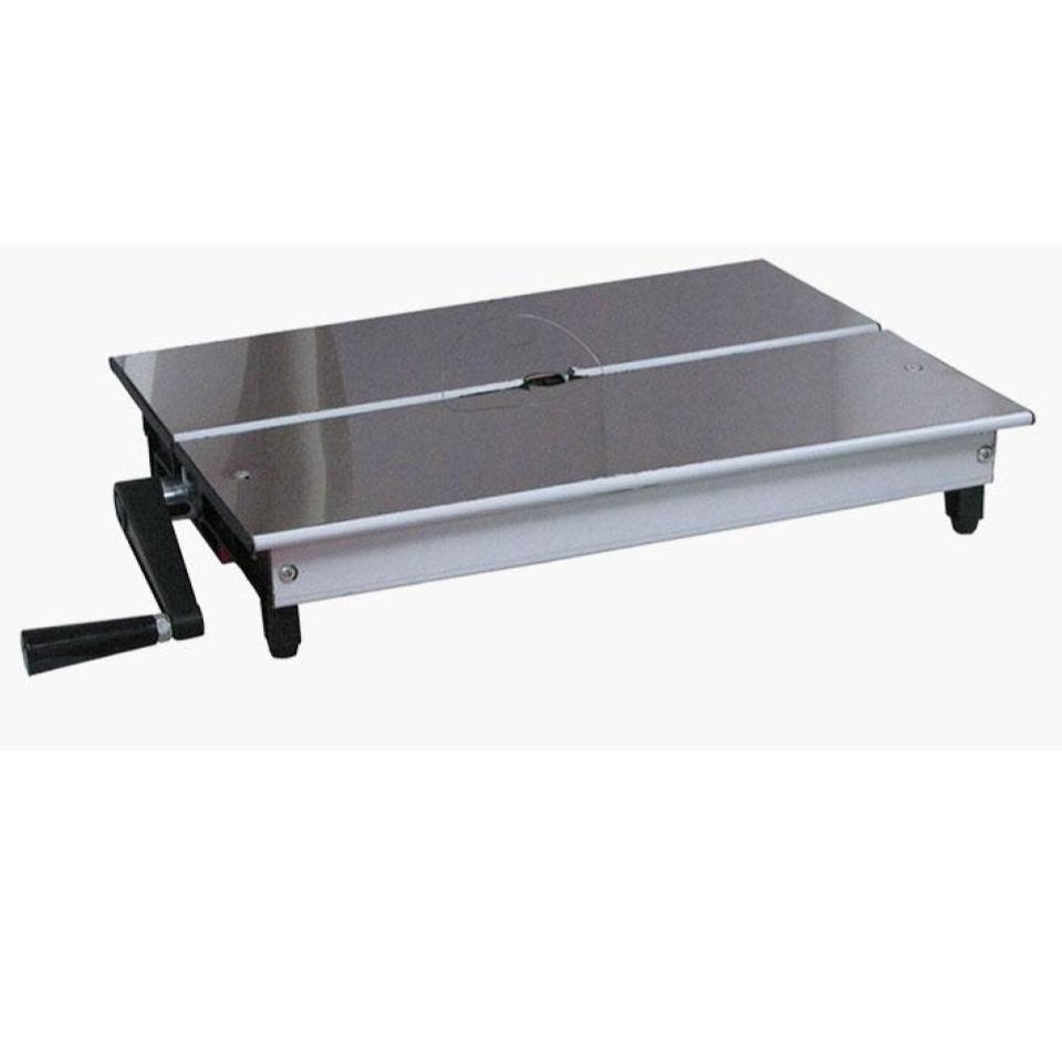 Macchina taglia formaggio, taglierina in acciaio inox manuale