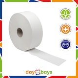 thumbnail of DayBays 12 Rollen Jumbo Toilettenpapier Maxi 2-lagig 492 Blatt Zellstoff Extra Weich Weiß