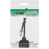 thumbnail of InLine® ISDN Verteiler 1x RJ45 ST / 2x RJ45 BU, (8P4C), o. Endwiderstände, 0,15m