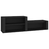 thumbnail of vidaXL Schuhschrank Schwarz 150x35x45 cm Holzwerkstoff