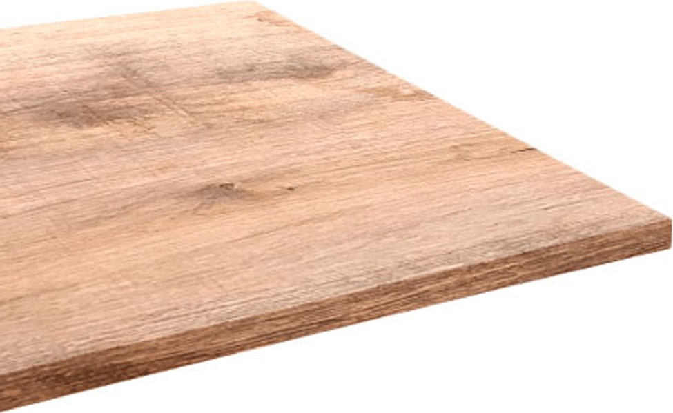 Restootab - Tischplatte 90x90 Dekor Tanin natural