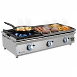 thumbnail of Plancha a gas profesional LUX WORLDMAI de 60 cm en acero laminado con fogón para hostelería. Plancha INOX para cocina industrial de bar y restaurante.