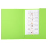 thumbnail of Exacompta  Cod. 445013E - Cartelle stampate con 2 alette Forever® 290 g/mq - F.to 24x32cm -  verde brillante  - Confezione da 50 pz.