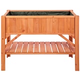 thumbnail of tectake Potager sur pied avec étagère de rangement 119 x 57 x 90 cm 119 x 57 x 90 cm Marron