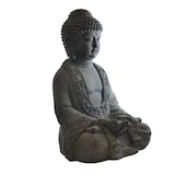 thumbnail of Buddha Statue  Gartenfigur groß meditierend sitzend Magnesia grau 48.5 cm