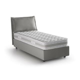 thumbnail of Dmora Letto singolo Penelope, Letto contenitore con rivestimento in tessuto, 100% Made in Italy, con materasso Cm 90x190 incluso, Grigio