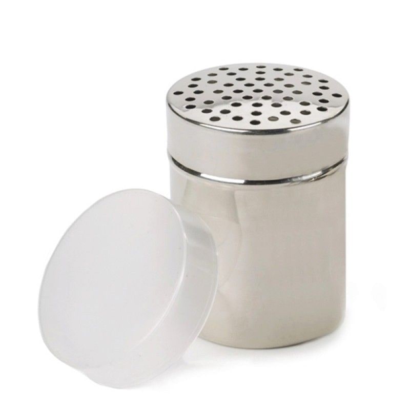 Polvilhador largo 10cm inox 1789-bh