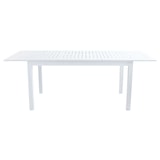 thumbnail of ARGENTUM Tavolo Rettangolare Allungabile In Alluminio Bianco 150/210x90 Da Esterno Giardino, colore Bianco