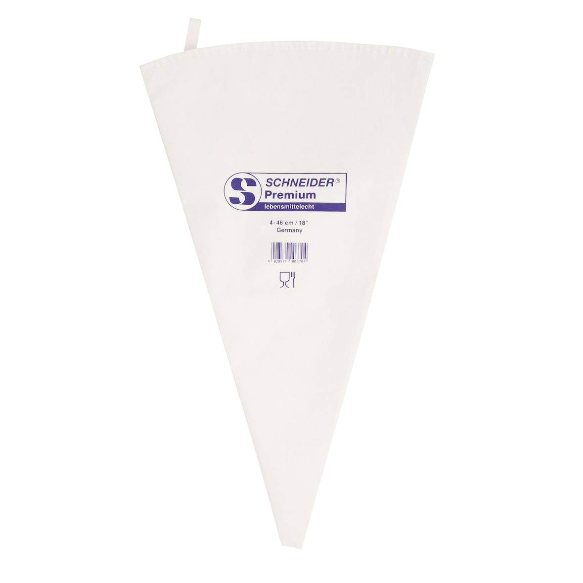 Schneider - Spritzbeutel 4-46 cm - Premium, Druck "Schneider": Blau