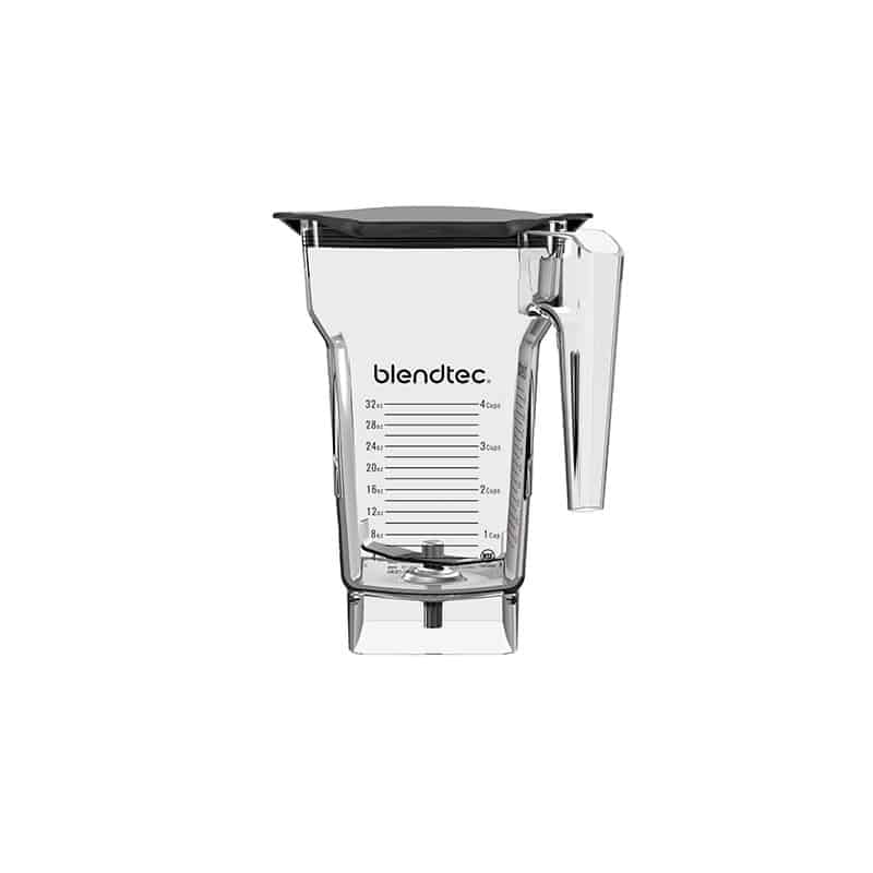 BLENDTEC - 40-609-62 - Jarro FOURSIDE de 1 litro (capacidad líquida) com tampa plana dura para Liquidificador profissional  Blendtec