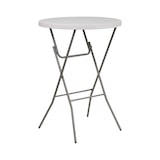 thumbnail of Mesa Plegable Redonda Alta de 80x110cm Catering Blanco 7house