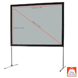 thumbnail of celexon Faltrahmen Leinwand Mobil Expert 203 x 152cm, Rückprojektion