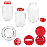 thumbnail of Chi Vorratsglas 5L Glas mit Deckel & Henkel Mixed Pickles-Glas Gurken