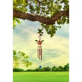 thumbnail of LED Solarleuchte / Windspiel "COLIBRI"