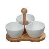 thumbnail of Servierschalen Set 4tlg Porzellan Servierplatte weiß