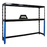 thumbnail of PROREGAL Garagenregal HERCULES platzsparend unterfahrbar HxBxT 180x240x50cm 2 Lagerebenen Fachlast 300kg Schwarz Lagerregal Schwerlastregal