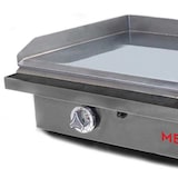 thumbnail of MBH - Plancha a gas industrial 600x400 mm de cromo duro y 400x400 mm de acero laminado para hostelería. Fry Top profesional para bar y restaurante.