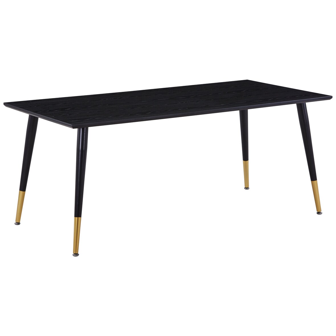 Dipp Esstisch 90x180cm schwarz.