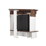 thumbnail of PORTO - Caminetto Elettrico Angolare A Libera Installazione - Rovere - 23" - 91 x 89 x 76,5