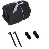 thumbnail of Papá Noel Inflable y Regalo Santa Claus Hinchable con 3 Luces LED e Inflador Eléctrico Decoración Navideña para Exteriores Interiores 148x85x240 cm