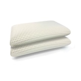 thumbnail of Dmora Kopfkissen Leone, Ergonomisches Kissen „Seife“ aus perforiertem Memory-Schaum, 100 % hergestellt in Italien, 71x41h13 cm, einzeln