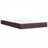 thumbnail of vidaXL Boxspringbett mit Matratze Dunkelbraun 90x200 cm Stoff