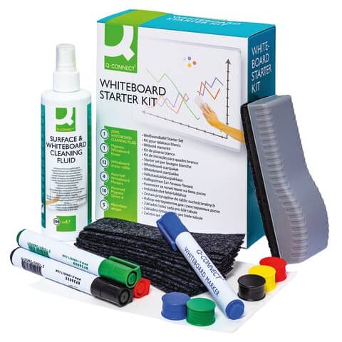 Q-Connect® KF32153 Whiteboard Starter-Set
