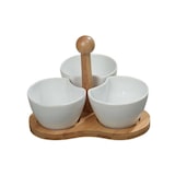 thumbnail of Servierschalen Set 4tlg Porzellan Servierplatte weiß