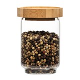 thumbnail of Stapelglas mit Bambusdeckel 250 ml stapelbar luftdicht Bambus