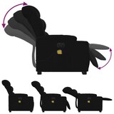 thumbnail of vidaXL Elektrischer Massagesessel mit Aufstehhilfe Schwarz Stoff