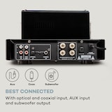 thumbnail of Amp VT Röhrenverstärker HiFi-Verstärker 2x35W RMS BT Opt./Koax./AUX-In Schwarz-Metallic