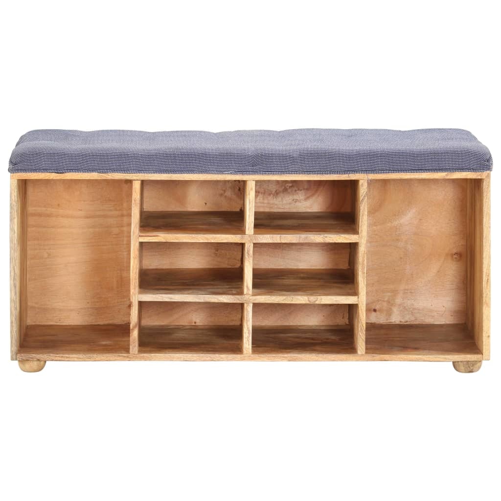 vidaXL Flurbank 100×35×47 cm Mango Massivholz