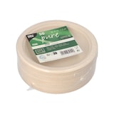 thumbnail of PAPSTAR 500 Teller, Zuckerrohr "pure" ungeteilt Ø 15 cm · 2 cm natur (89864, 10x50 Stück)