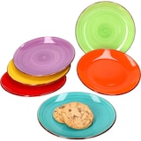 thumbnail of 6er Set Dessert- Kuchenteller Uni Bunt