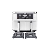 thumbnail of Ninja AF400EUWH Foodi Dual Heißluftfritteuse weiß, 2470 Watt Leistung
