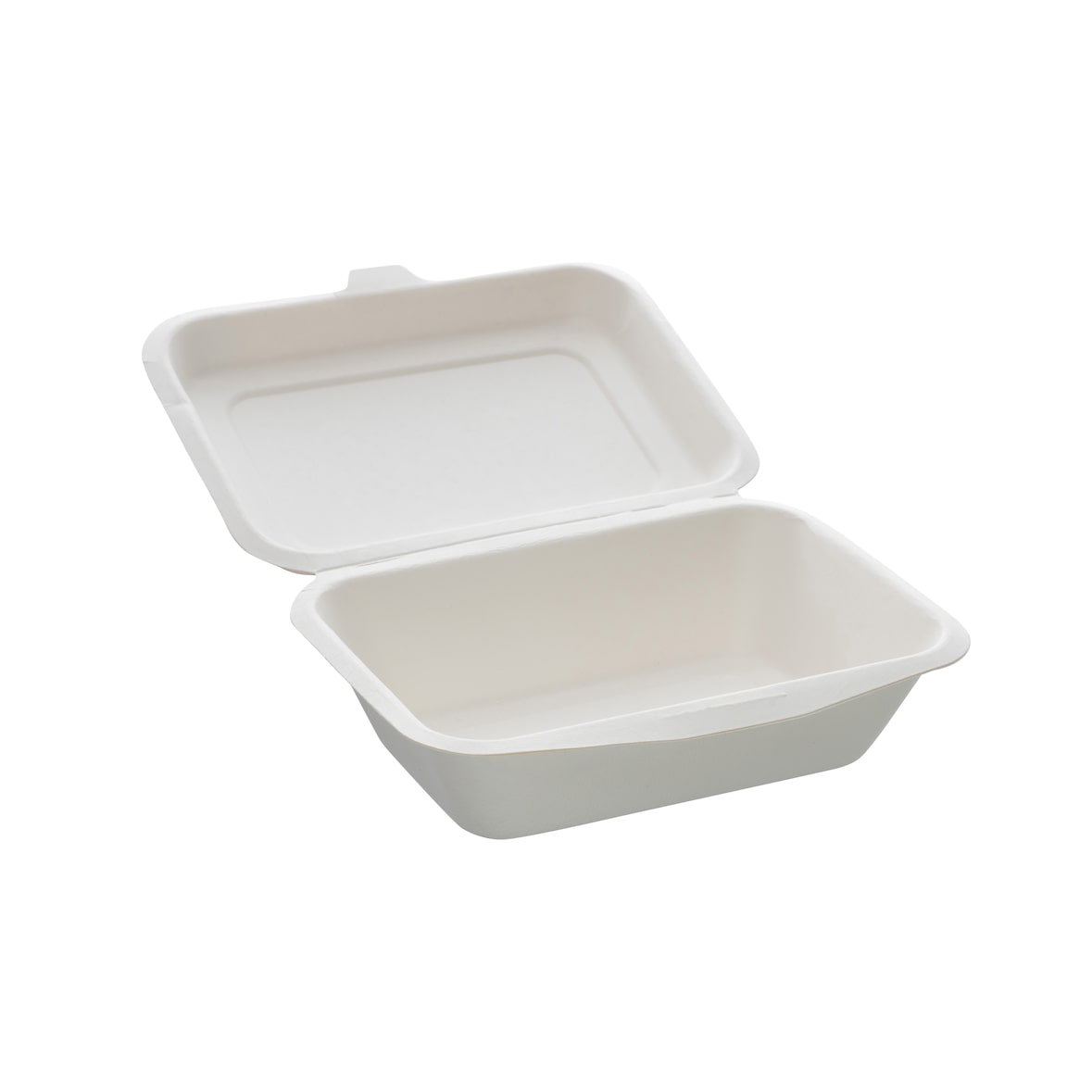 METRO PROFESSIONAL contenitore per kebab take away canna da zucchero bagassa 8x12,5x7cm 5x50 pezzi bianco
