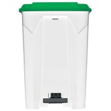 thumbnail of ROSSIGNOL Poubelle de tri 80L à pédale UTILO blanc/vert