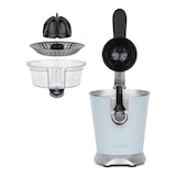 thumbnail of H.Koenig Agr86 Electric Signor para sucos cítricos e laranjas, braço articulado, 160W, BPA livre de sistema de antigote