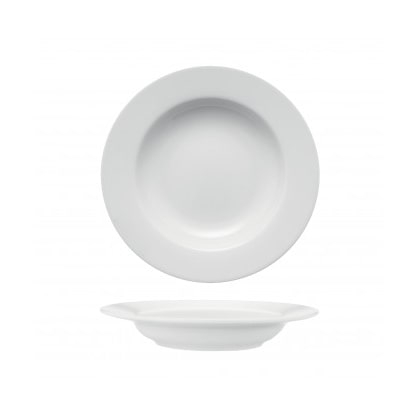 Ischia Tiefer Teller 23 cm Weiß