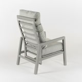 thumbnail of Pack 2 sillones de exterior reclinables, Aluminio, Color Gris, 66x77x104