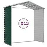 thumbnail of Helloshop26 - Abri de jardin cabane cabanon maison de stockage remise extérieur hangar outils robuste 191 x 980 x 198 cm acier 02_0022357