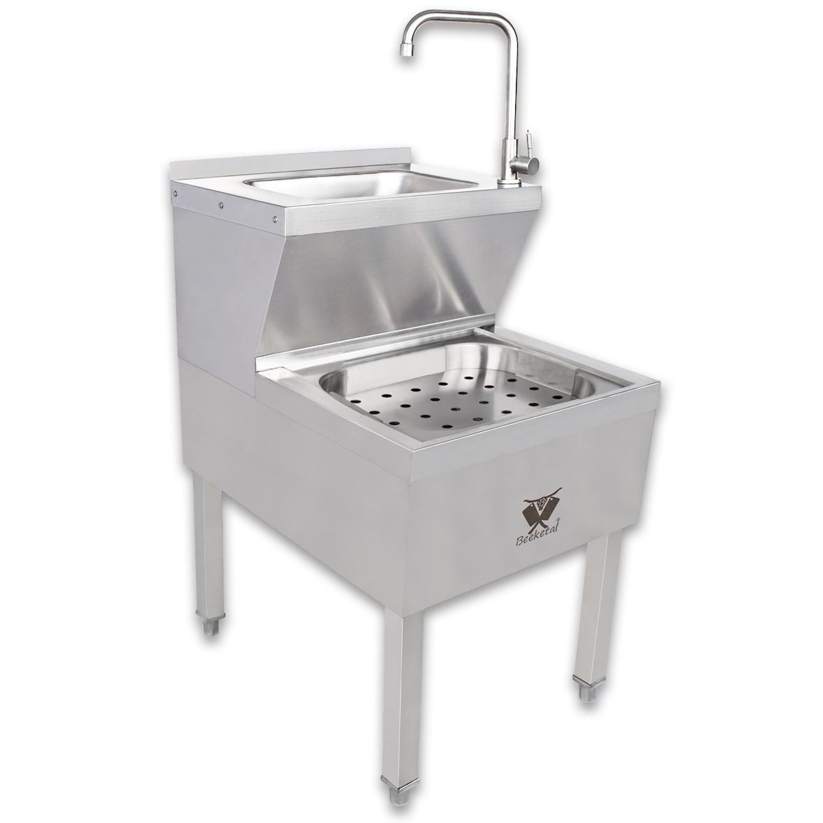 Beeketal Gastro Handwaschbecken Waschbecken Ausgussbecken BAB-1