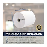 thumbnail of DYNOTHERM caja de 50 rollos papel térmico 80x80 sin BPA